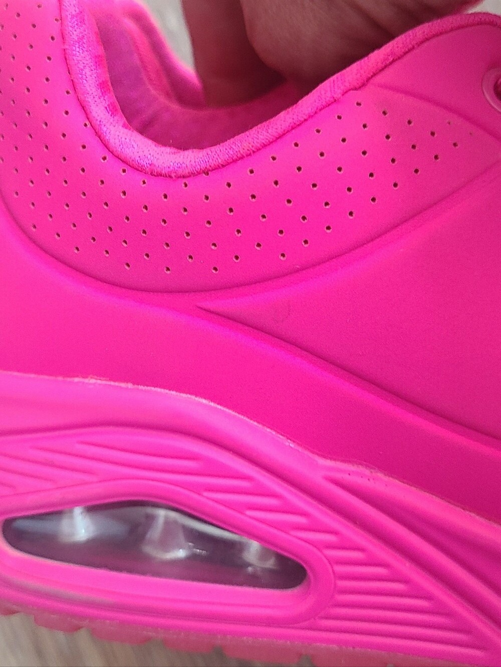 Skechers Hot Pink Memory Foam Sneakers Size 8 - Picture 9 of 10